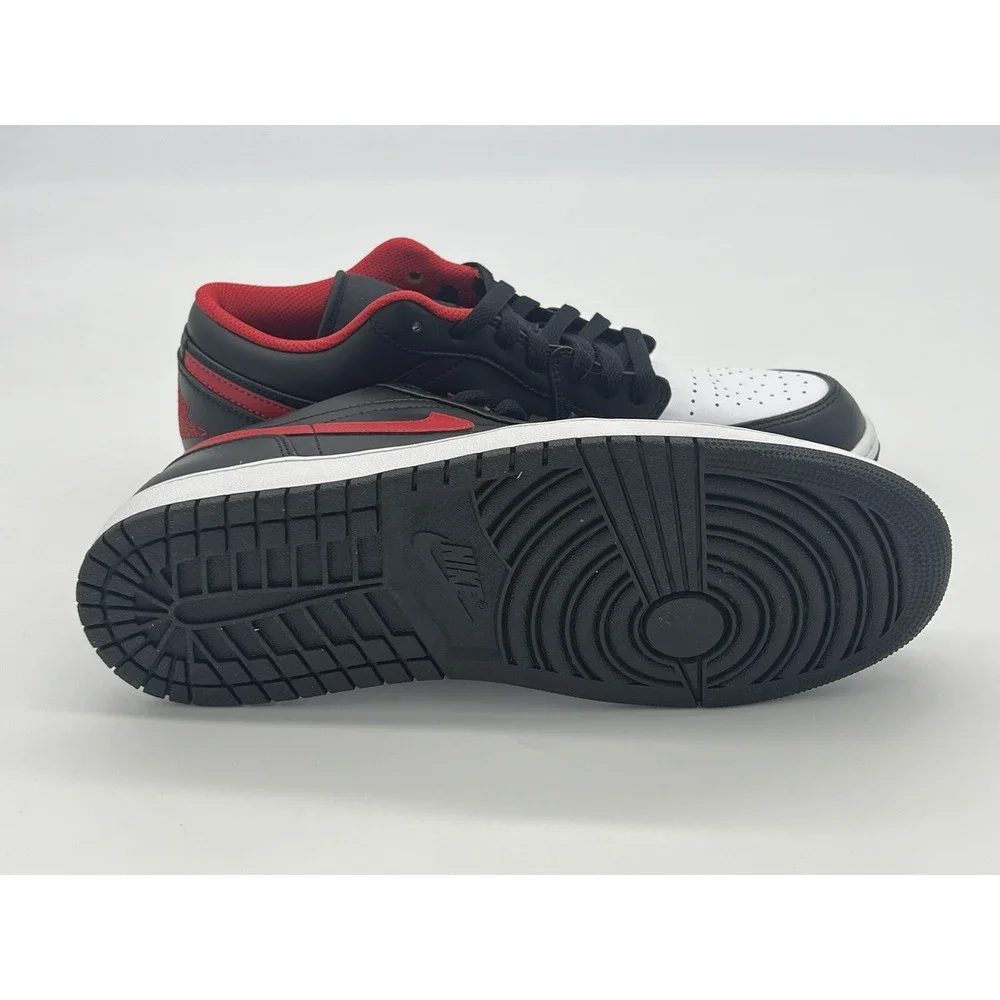 Size 10.5 - Nike Air Jordan 1 Low White Toe 2022 553558-063 (No Lid)